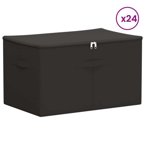 Aufbewahrungsbox 24 stk. Vliesstoff 55 x 35 x 32 cm 61,6 L