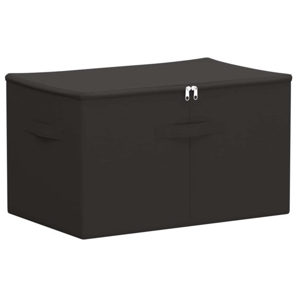 Aufbewahrungsbox Vliesstoff 60 x 43 x 35 cm 90,3 L Anthrazit
