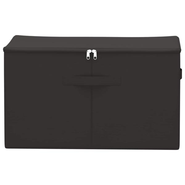 Aufbewahrungsbox Vliesstoff 60 x 43 x 35 cm 90,3 L Anthrazit