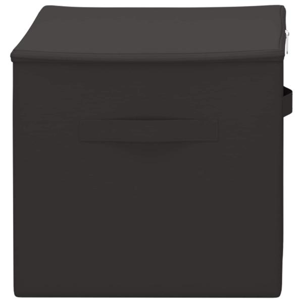 Aufbewahrungsbox Vliesstoff 60 x 43 x 35 cm 90,3 L Anthrazit