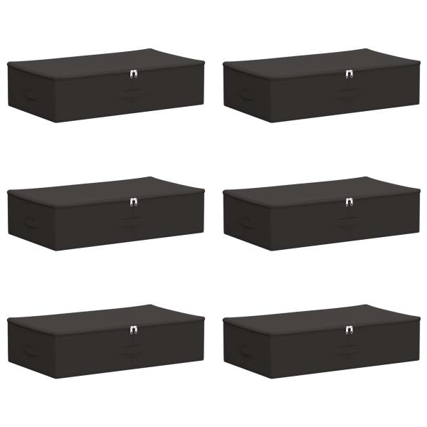 Aufbewahrungsbox 6 stk. Vliesstoff 70 x 40 x 18 cm 50,4 L