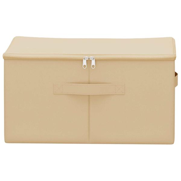 Aufbewahrungsbox 6 stk. Vliesstoff 50 x 30 x 25 cm 37,5 L Creme