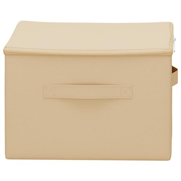 Aufbewahrungsbox 6 stk. Vliesstoff 50 x 30 x 25 cm 37,5 L Creme