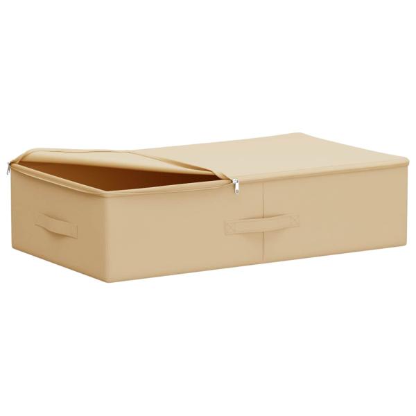 Aufbewahrungsbox 6 stk. Vliesstoff 70 x 40 x 18 cm 50,4 L Creme