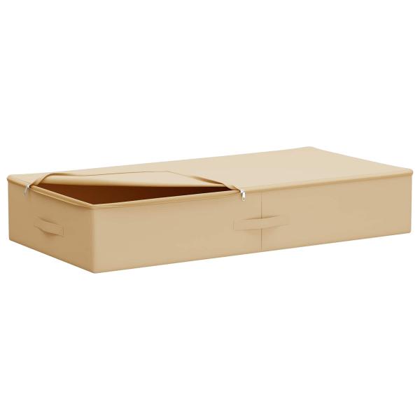 Aufbewahrungsbox 6 stk. Vliesstoff 90 x 48 x 15 cm 64,8 L Creme