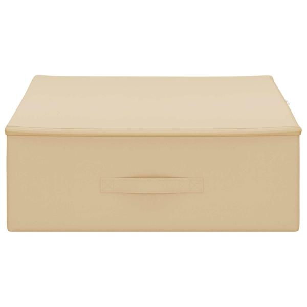 Aufbewahrungsbox 6 stk. Vliesstoff 90 x 48 x 15 cm 64,8 L Creme