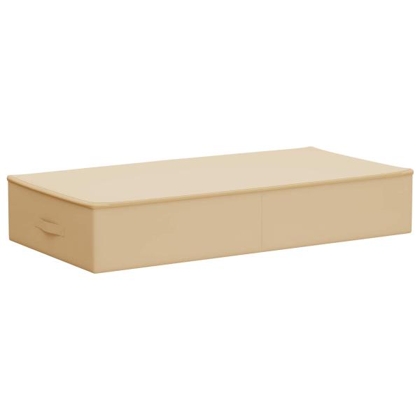 Aufbewahrungsbox Vliesstoff 100 x 50 x 18 cm 90 l Creme