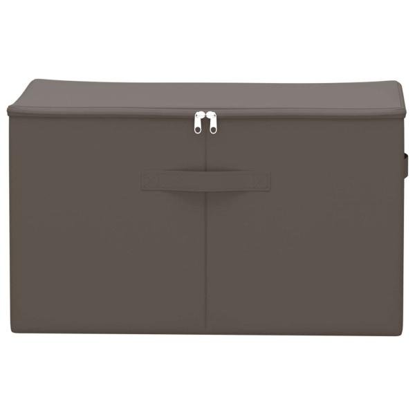 Aufbewahrungsbox 6 stk. Vliesstoff 60 x 43 x 35 cm 90,3 L Grau