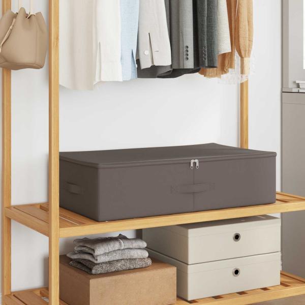 ARDEBO.de - Aufbewahrungsbox 6 stk. Vliesstoff 70 x 40 x 18 cm 50,4 L Grau