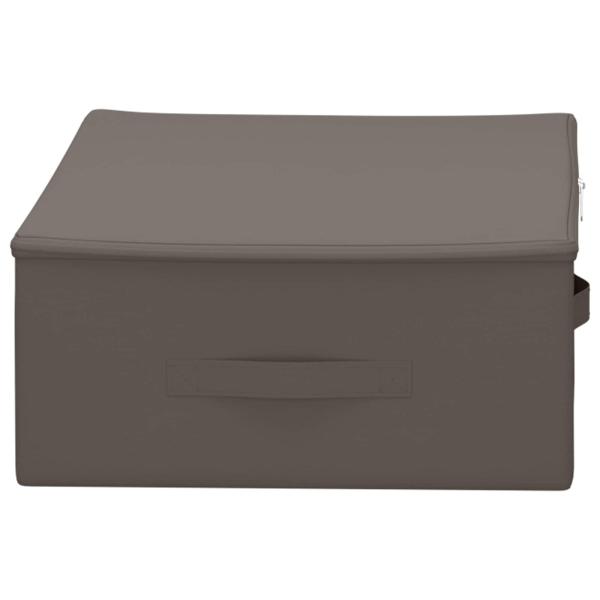 Aufbewahrungsbox 6 stk. Vliesstoff 70 x 40 x 18 cm 50,4 L Grau