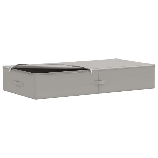 Aufbewahrungsbox Vliesstoff 100 x 50 x 18 cm 90 l Grau