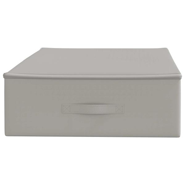 Aufbewahrungsbox Vliesstoff 100 x 50 x 18 cm 90 l Grau