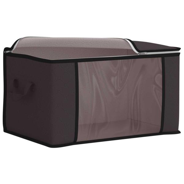 Aufbewahrungsbox mit transparentem Seitenfenster 2 stk. 37,5 L