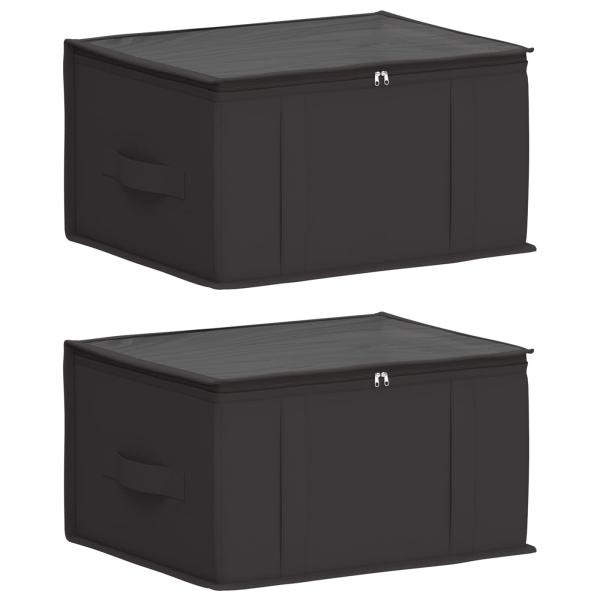 Aufbewahrungsbox mit transparentem Oberfenster 2 stk. 33,6 L