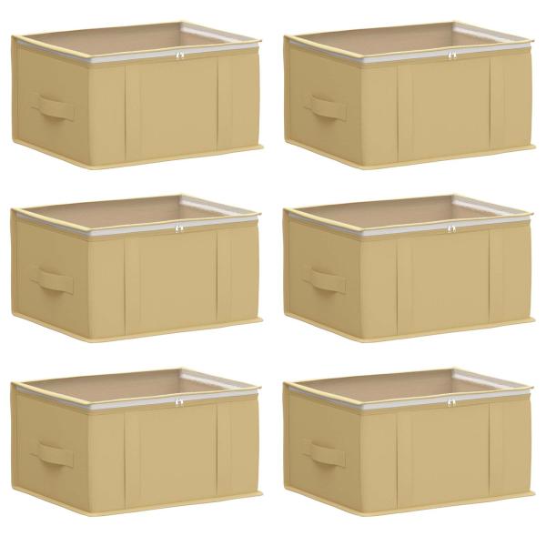 Aufbewahrungsbox mit transparentem Oberfenster 6 stk. 37,5 L
