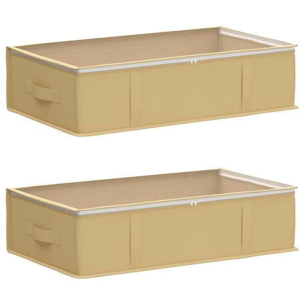 Aufbewahrungsbox mit transparentem Oberfenster 2 stk. 50,4 L
