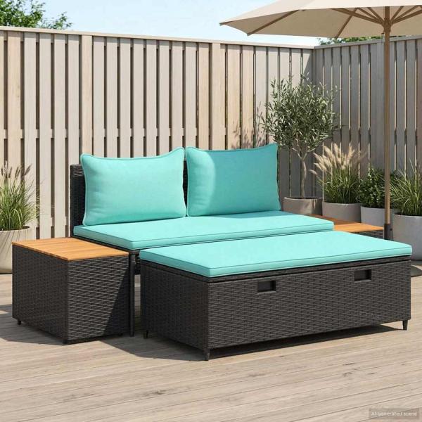 ARDEBO.de - Outdoor-Sofagarnitur 4 -Seater 4 stk. 55 x 30 x 39 cm