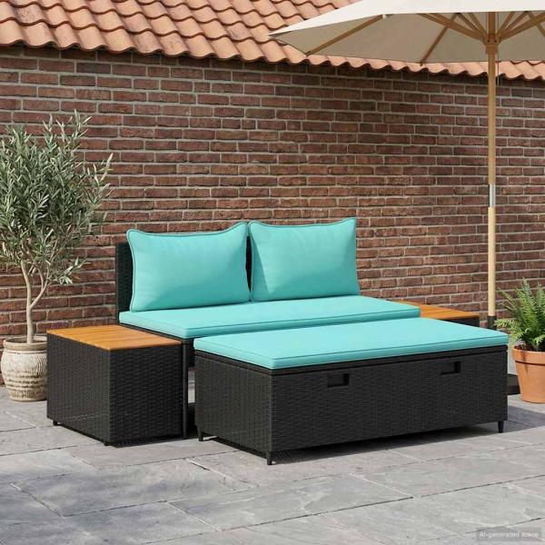 Outdoor-Sofagarnitur 4 -Seater 4 stk. 55 x 30 x 39 cm