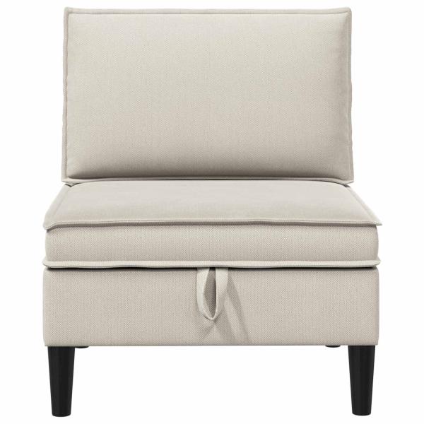 Mittelsofa mit Stauraum Hafer Samt