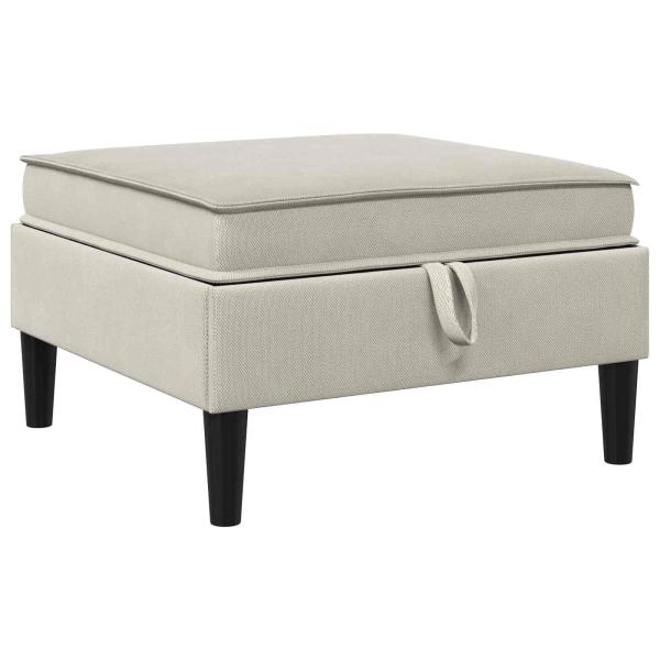 Sofa-Hocker mit Stauraum Hafer Samt