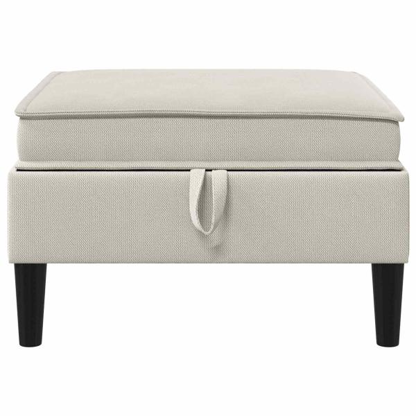 Sofa-Hocker mit Stauraum Hafer Samt