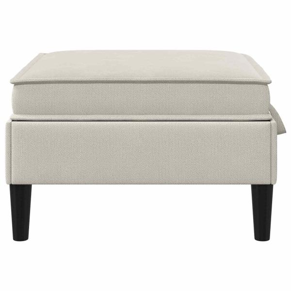 Sofa-Hocker mit Stauraum Hafer Samt