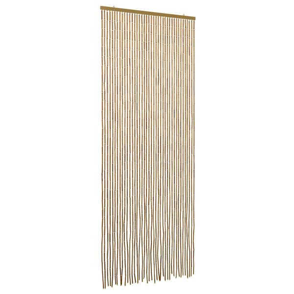 Insektentürvorhang Mehrfarbig 90 x 200 cm Bambus