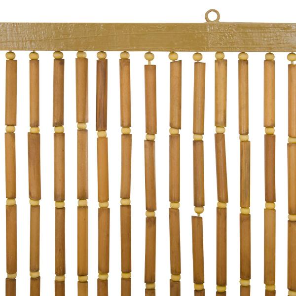 Insektentürvorhang Mehrfarbig 90 x 200 cm Bambus