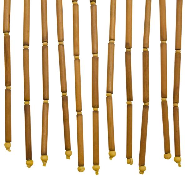 Insektentürvorhang Mehrfarbig 100 x 200 cm Bambus