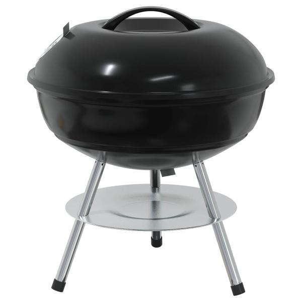 Holzkohlegrill 36,5 x 36,5 x 40 cm Schwarz