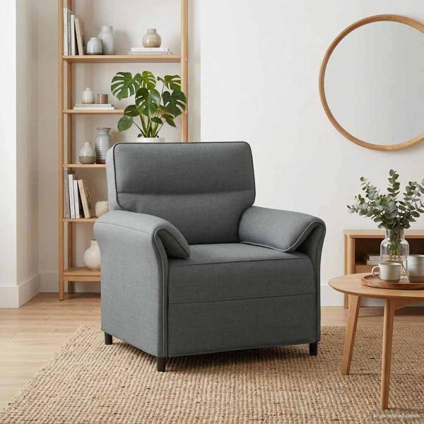 ARDEBO.de - Sofa 100% Polyester, Metallrahmen, MDF, Sperrholz