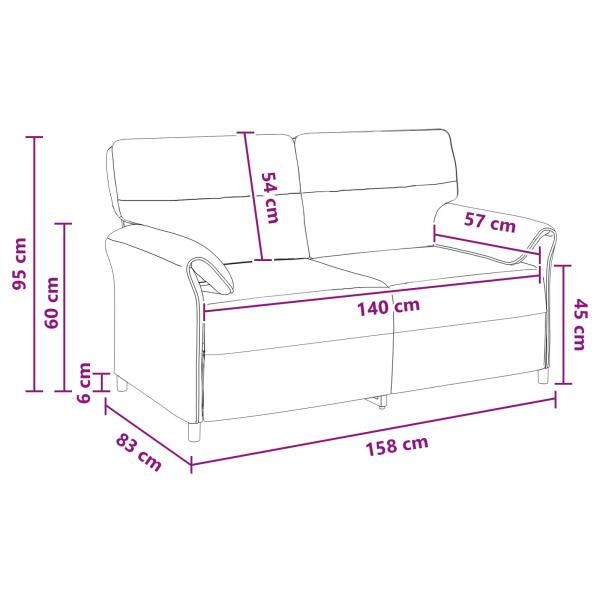 Sofa 100% Polyester, Metallrahmen, MDF, Sperrholz