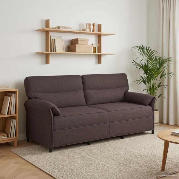 ARDEBO.de - Sofa 100% Polyester, Metallrahmen, MDF, Sperrholz