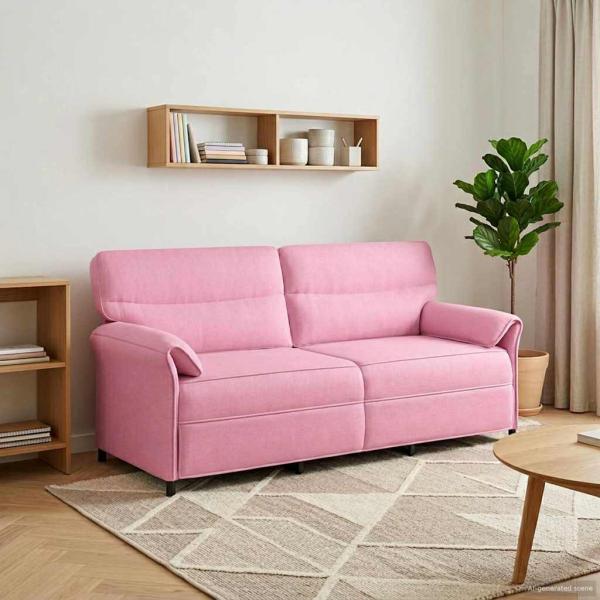 ARDEBO.de - Sofa 100% Polyester, Metallrahmen, MDF, Sperrholz