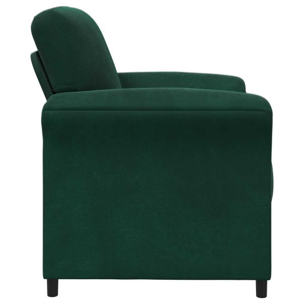 1-Sitzer Sofa Dunkelgrün 88 x 83 x 95 cm Samt