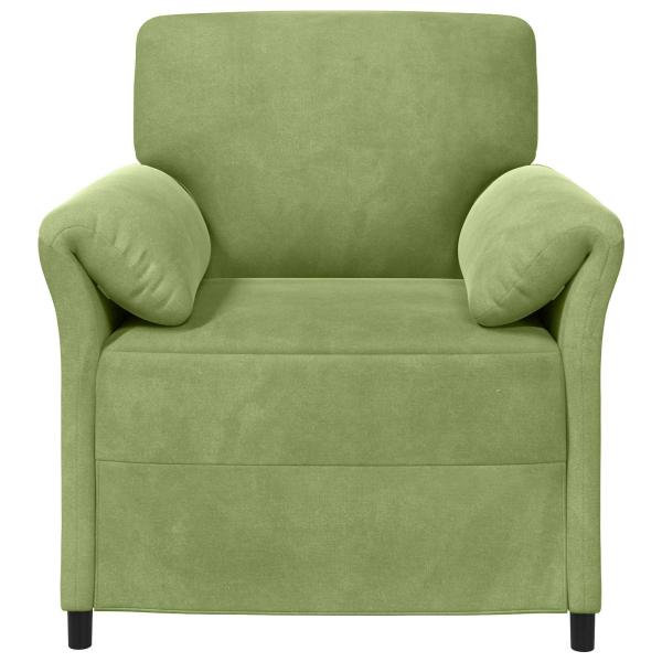 1-Sitzer Sofa Hellgrün 88 x 83 x 95 cm Samt