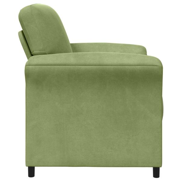 1-Sitzer Sofa Hellgrün 88 x 83 x 95 cm Samt