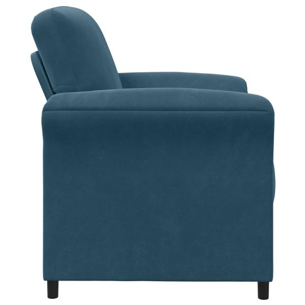 1-Sitzer Sofa Blau 88 x 83 x 95 cm Samt
