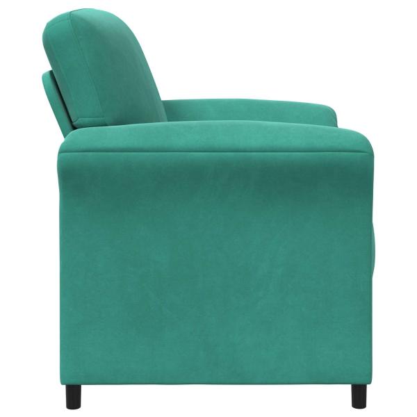 1-Sitzer Sofa Türkis 88 x 83 x 95 cm Samt