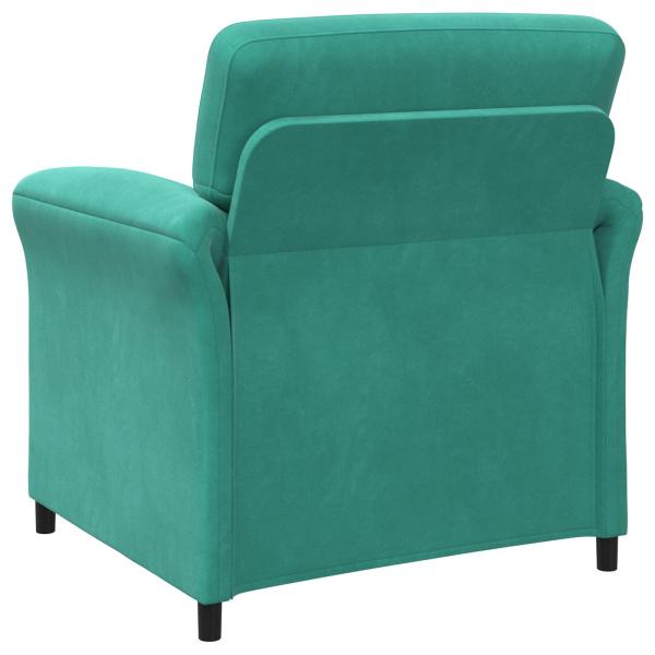 1-Sitzer Sofa Türkis 88 x 83 x 95 cm Samt