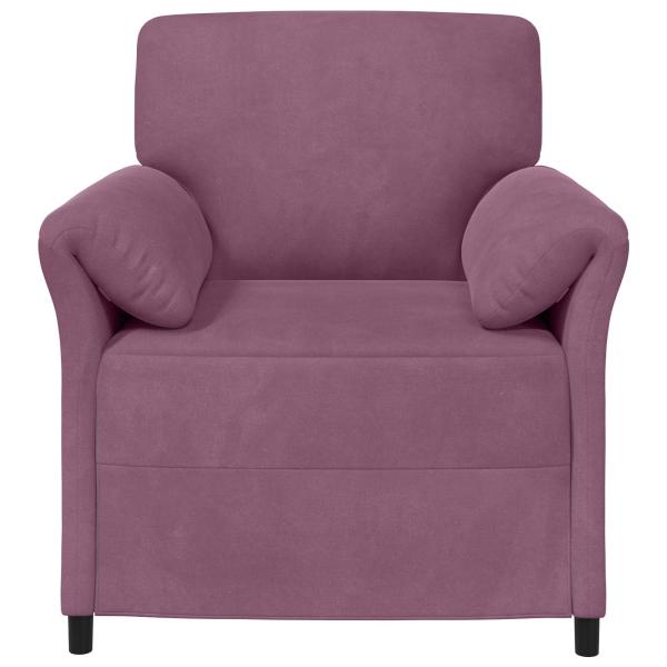 1-Sitzer Sofa Lila 88 x 83 x 95 cm Samt