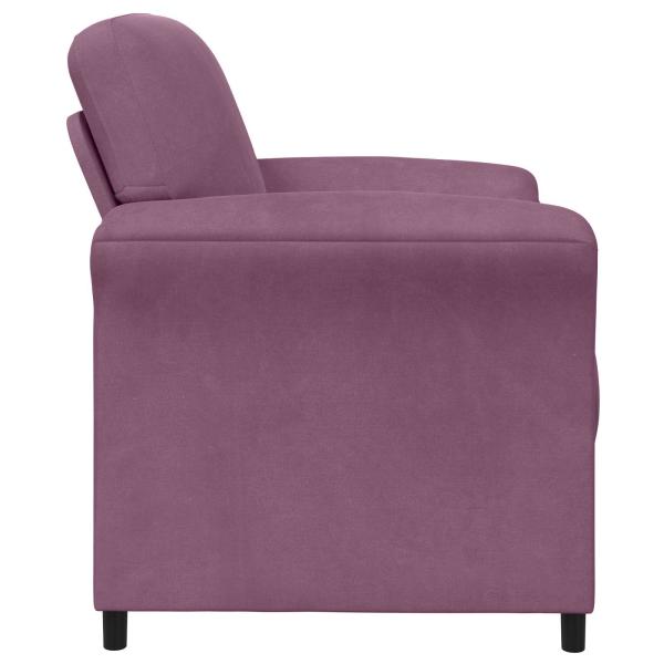 1-Sitzer Sofa Lila 88 x 83 x 95 cm Samt