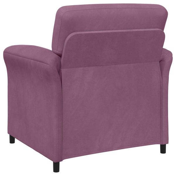 1-Sitzer Sofa Lila 88 x 83 x 95 cm Samt