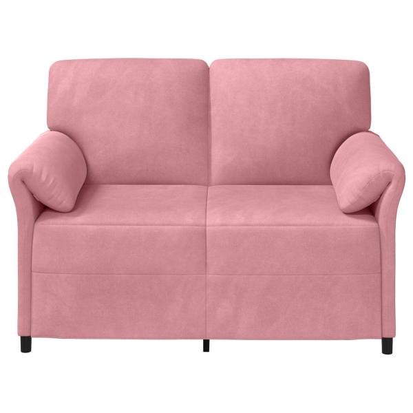 2-Sitzer Sofa Rosa 138 x 83 x 95 cm Samt