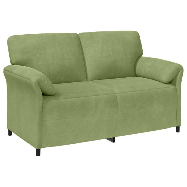 2-Sitzer Sofa Hellgrün 158 x 83 x 95 cm Samt