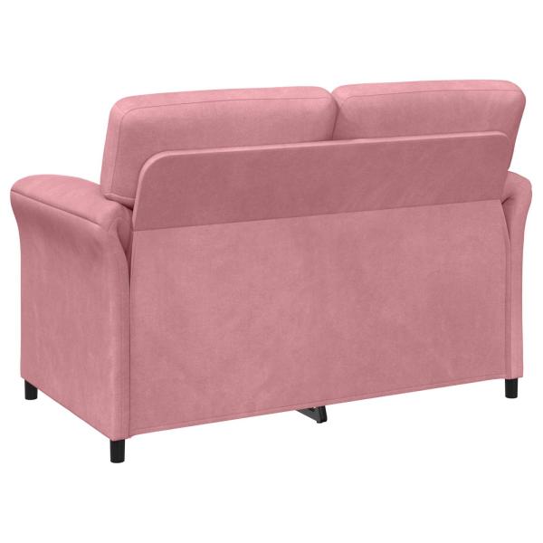 2-Sitzer Sofa Rosa 158 x 83 x 95 cm Samt