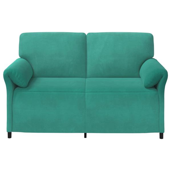 2-Sitzer Sofa Türkis 158 x 83 x 95 cm Samt