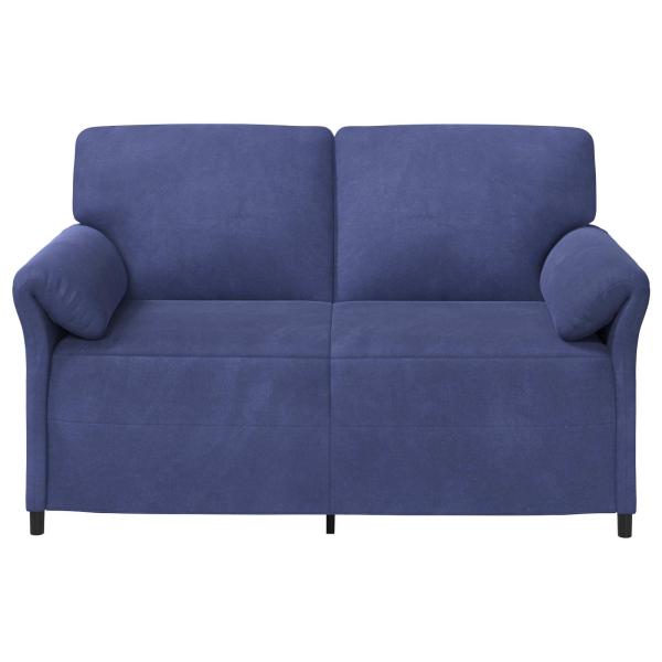 2-Sitzer Sofa Polizeiblau 158 x 83 x 95 cm Samt