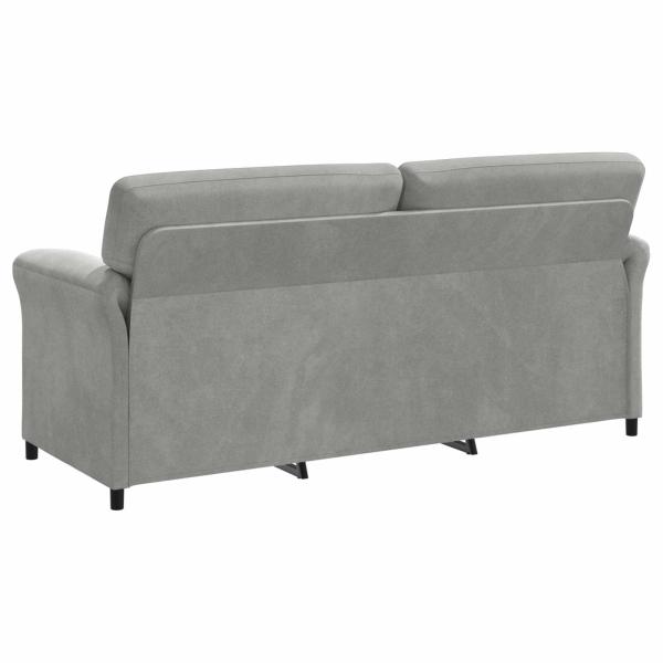 3-Sitzer-Sofa Hellgrau 198 x 83 x 95 cm Samt