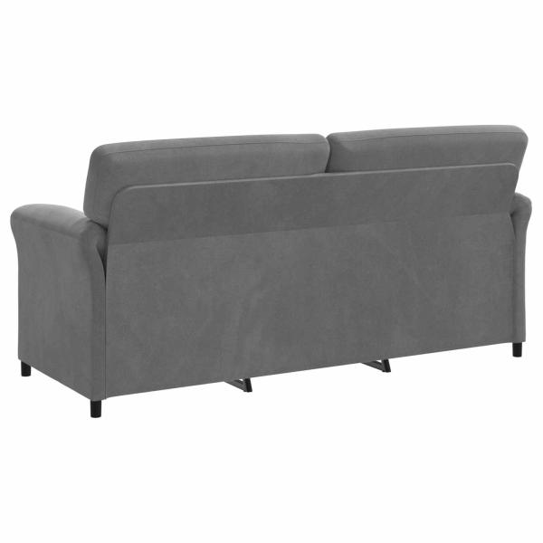 3-Sitzer-Sofa Dunkelgrau 198 x 83 x 95 cm Samt